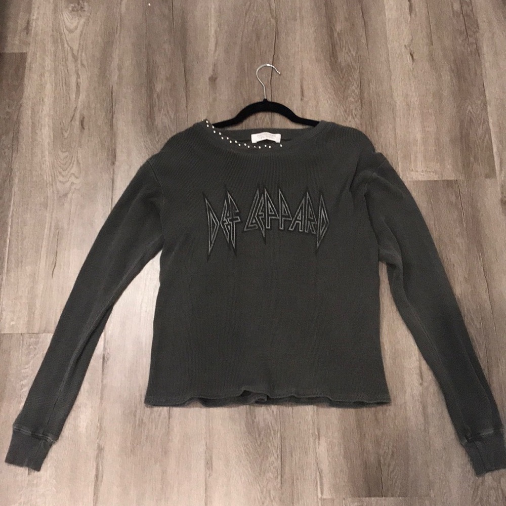 Daydreamer by Free People dark gray Henley sz s